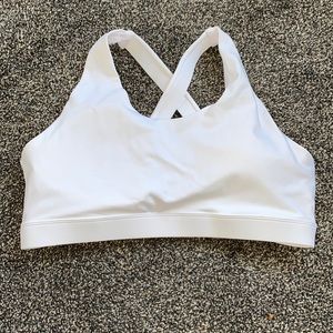 Running girl sports bra